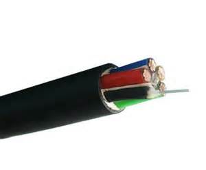 这是一种沿电力线路架设的光缆
